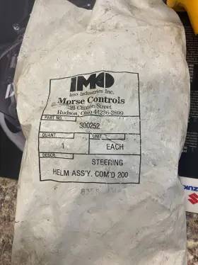 Morse 300252 New Old Stock 30252 Command 200 Rack Steering Helm