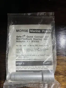 309305 Morse Safe-t Quick Connect And Non-feedback Steering Helm Adaptor Kit