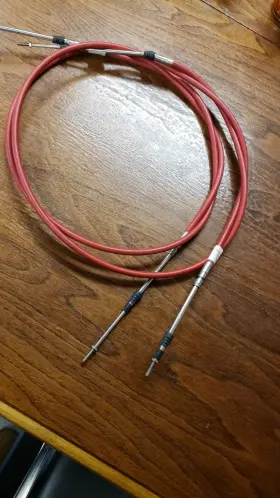 Morse 3c1947-3-72 Controls 6 Foot 33c Shift Throttle Cable Red Jacket Supreme