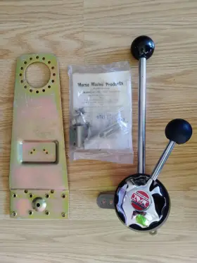 A44560 Morse Vintage Sailboat Single Engine Shift Throttle Clutch Ms Control
