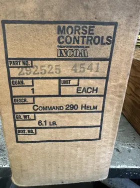 292525 Morse Controls Marine Command 290 Helm