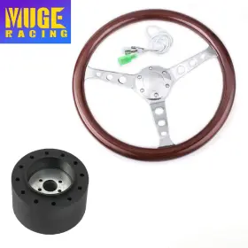Stw015-a Muge Qr045 Real Wood 15 Inch Marine Boat Steering Wheel And 3/4 Axle Hub Adapter Keyway 3 Sp Stw015-a Muge Qr045 Real Wood 15 Inch Marine Boat Steering Wheel And 3/4 Axle Hub Adapter Keyway 3 Sp