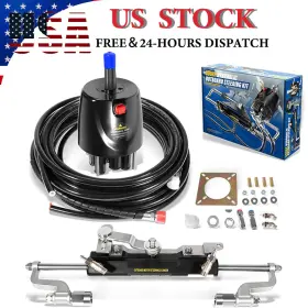 Myqp-2328 Myauto 300hp Marine Hydraulic Steering Kit With Helm Pump For Boat System Myqp-2328 Myauto 300hp Marine Hydraulic Steering Kit With Helm Pump For Boat System