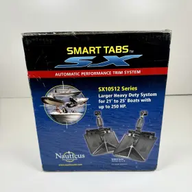 Nauticus Sx10512-90 Smart Tabs Sx Trim 10.5x12 Inch For 21-25ft Boats - 250hp Sx10512