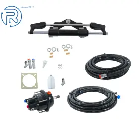 871458 Netuera Fit For Single Engines Up To 350hp 26ft Tubing Hydraulic Outboard Steering Kit