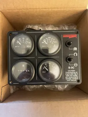 22-95611 Northern Lights Instrument S-3c Compact Flush Mount Control Panel 12v