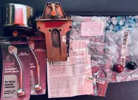 Ch5600 Nos Ultraflex Series Dual Lever Control Chrome Binnacle - Boat Throttle