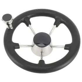 Novelbee 609832308911 11-1/2 Inch Stainless Steel 5 Spoke Boat Marine Destroyer Steering W