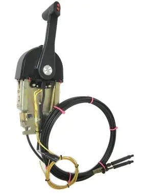 Oem Brp Omc Johnson Evinrude 0176371 176371 Top Mount Binnacle Control With Trim Tilt And Cables
