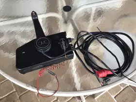 0175945 Omc 0175943/0175945 Side Mount Control With Trim And Red Plug Harness # 0175945 Omc 0175943/0175945 Side Mount Control With Trim And Red Plug Harness #