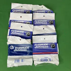 0911733 Omc Lot Of 8 Genuine Johnson Evinrude Oem Water Passage Gasket 911733 1e