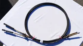 Omc 11ft-il8 Used Matched Pair Of 11 Feet Il8 Throttle Shift Outboard Control Cables P