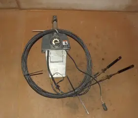 Omc 5006186 Oem Brp Binnacle Control Box 20 Ft Cables Key Missing