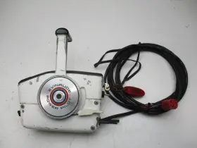 Omc Gbp005203 Evinrude Johnson Outboard Power Pilot Side Mount Remote Control Box 10 Pin Red