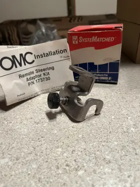 0173730 Omc Johnson Evinrude 173730 New Remote Steering Adaptor Kit 6-8 Hp Outboards 0173730 Omc Johnson Evinrude 173730 New Remote Steering Adaptor Kit 6-8 Hp Outboards