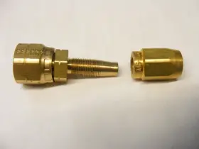 Parker Hannifin Corporation 208ms-6 Mp 208ms-6-5b Fitting Connector For Boat Hydraulic Steering Hose 5/16 Inch Hynautic