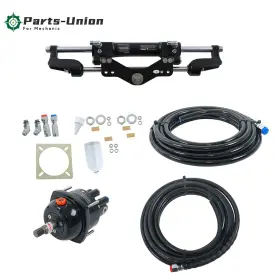 Pu59920 Parts-union 350hp Outboard Boat Hydraulic Steering Kit 26ft Tubing For Single Engines