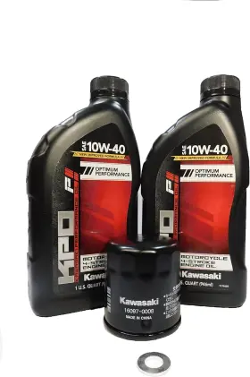 Kaw07a Powersports Authority 2008-2023 Kawasaki Versys 650 Kle650 Lt Abs Oem Oil Change Kit Kaw07
