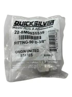 22-8m0031539 Quicksilver Mercury 90 Degree 3/8ftft Fitting
