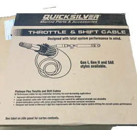 710-8m0082537 Quicksilver Throttle And Shift Cable