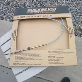 896143a16 Quicksilver Nos Boat Gen 1 Throttle And Shift Cable/16ft Nla