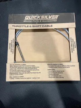 8m0082484 Quicksilver 11ft Throttle Shift Control Cables Mercury
