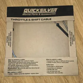 8m0083237 Quicksilver Quick Silver Marine Parts Throttle And Shift Cable High Efficiency