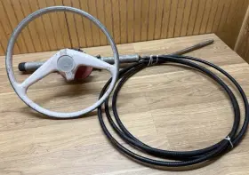 28376-25884 Quicksilver Kiekhaefer Mercury Vintage Steering Wheel Ride Guide Rack And Pinion Cable 28376