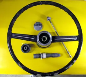 Quicksilver Mercruiser Mercury Ride Guide 34659 29220 34654 16 Inch Vintage Black Steering Wheel Square Taper Shaft Parts And Cap