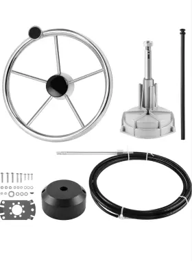 Sswzc-015 Qymopay 15 Fit Rotary Steering Kit Marine System For Yachts And Other Water