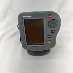 Raytheon L265 Raymarine Fishfinder Model Display With Mounting Bracket Power Cord