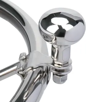 Reliature 723496901889 316 Stainless Steel Marine Boat Steering Wheel Knob Suicide Fit 5/8 Inch -1