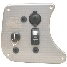 206768c Rinker Boats Boat Ignition Panel 192 Captiva Silver Microweave