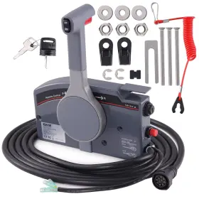 05ce21cmon001 Rupse Yamaha Outboard Remote Control Throttle 10 Pin 703-48205 16.7ft Boat Motor
