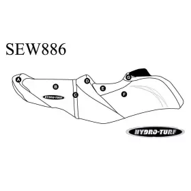 Sew886 Sbt Seat Cover For Sea-doo Rxt-x 300/rxt-x As 260/rxt 260/wake Pro 215