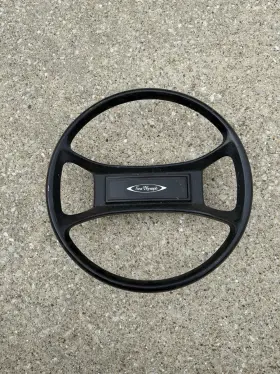 8440-51 Sea Nymph 14 Inch Boat Steering Wheel Black Plastic 3/4 Keyed Hub