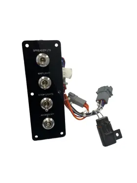 Sea Pro 240-07846-p Switch Panel Top For 24 242 Center Console New Oem