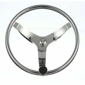 28481 Seachoice 3 Spoke Sports Steering Wheel With Turning Knob Fits -inch 28481 Seachoice 3 Spoke Sports Steering Wheel With Turning Knob Fits -inch