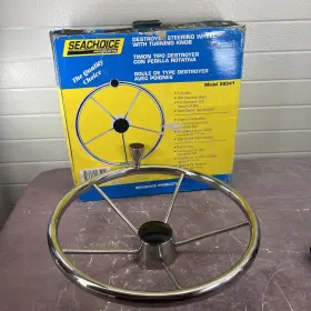 Seachoice 28541 S/s Destroyer Steering Wheel