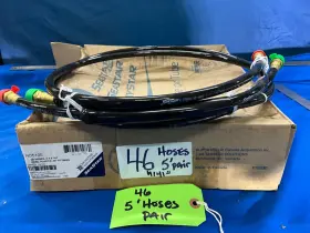 5arg Seastar Hydraulic Steering Hoses 5 Ft Pair New
