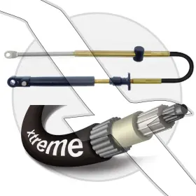 Seastar Solutions Ccx20527 Johnson Evinrude Teleflex Boat Throttle Shift Xtreme Control Box Cable 27ft