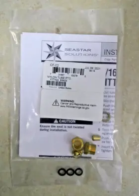 Cf-02 Seastar Solutions Hynautic Nylon Tube Fitting
