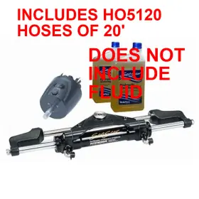 Seastar Solutions Dometic 731957918963 Boat Hydraulic Steering Kit W F.m. Cylinder-helm-hose 20ft Yamaha Suzuki