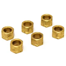 Hf5526 Seastar Solutions Boat Tube Nut 3/8 Inch Compression Brass Set Of 6
