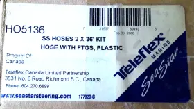 Ho5136 Seastar Solutions New Boat Hydraulic Steering Hoses 36 Ft Teleflex Kit