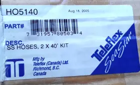 Ho5140 Seastar Solutions New Boat Hydraulic Steering Hoses 40 Ft Teleflex Kit