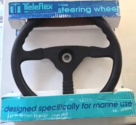 Sw59291p Seastar Solutions Champion Marine Boat Steering Wheel 13.5 Inch Black 3/4 Tapered