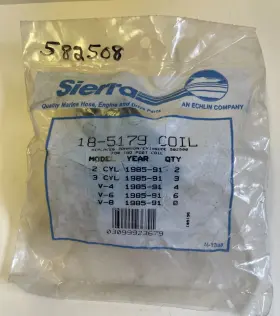 0582508 Sierra 18-5179 Replaces Evinrude Johnson 582508 Ignition Coil 0582508 Sierra 18-5179 Replaces Evinrude Johnson 582508 Ignition Coil