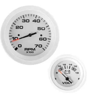 Sierra 69723p International Arctic Twin Engine Add On 2 Gauge Set