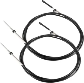 Sleyuyir B0f9l47pf7 2pcs 19ft Outboard Throttle Shift Control Cables Gen 1 For Mercury Mercruiser